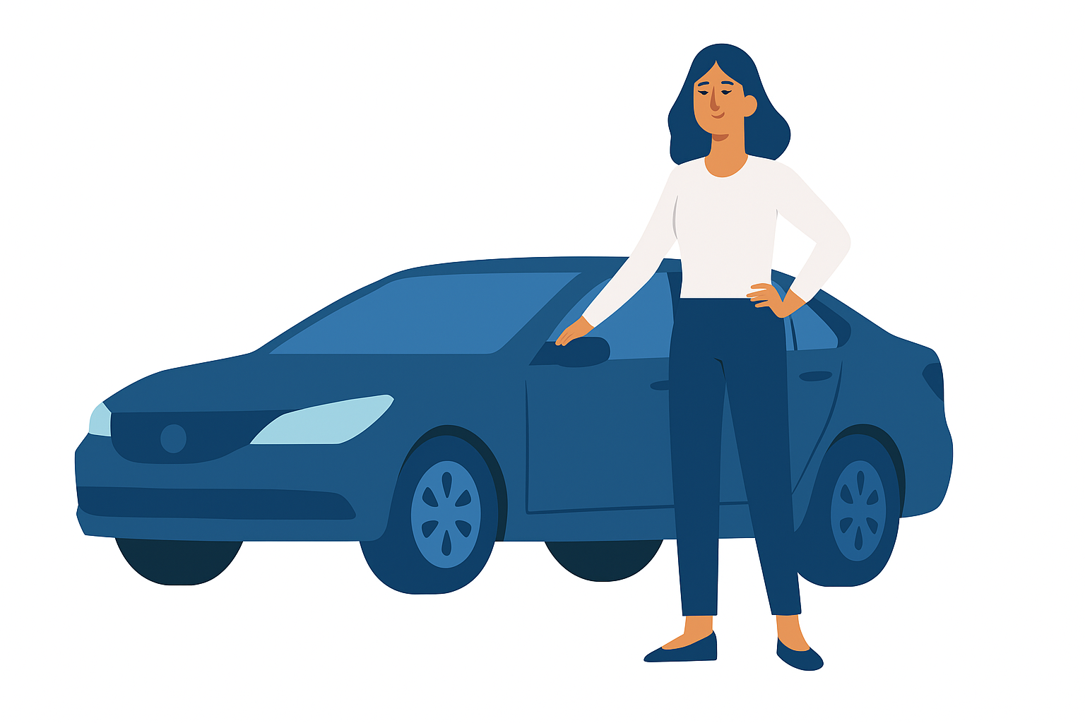 Car Financing Illustration